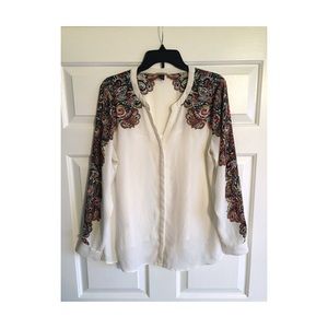 Dana buchman Long sleeve blouse